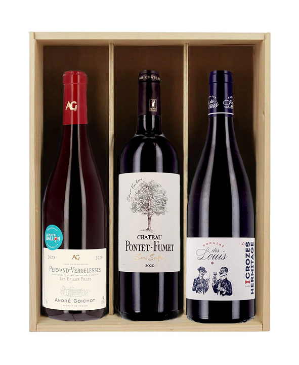 Les chouchous du Petit Ballon - 3 bouteilles & coffret bois