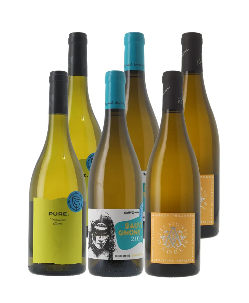 100% blanc rond - 6 bouteilles