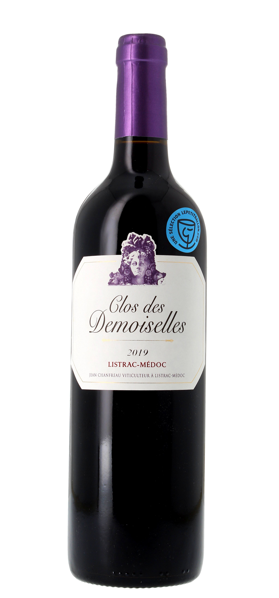 Vignobles Chanfreau - Clos des Demoiselles - AOP Listrac-Médoc - Rouge - 2019