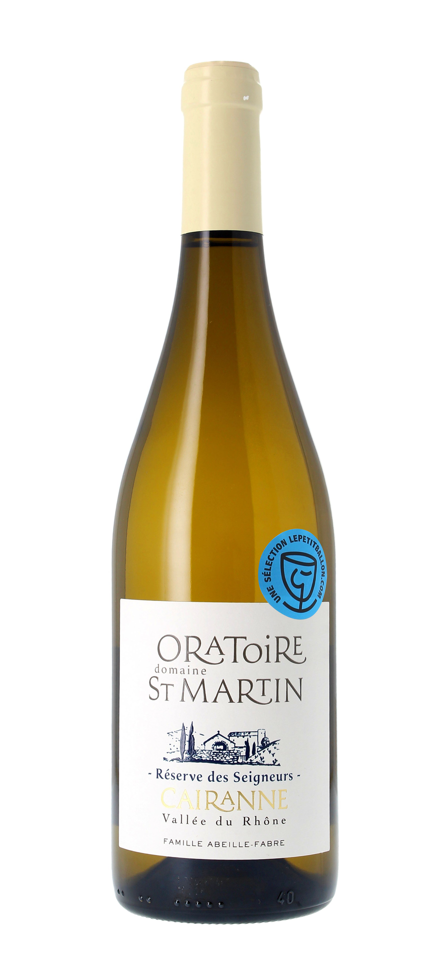 Domaine Oratoire Saint Martin - Réserve des Seigneurs - AOP Cairanne - Blanc - 2024